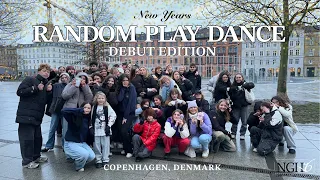 [KPOP IN PUBLIC] RANDOM PLAY DANCE 2024 IN COPENHAGEN, DENMARK | HAPPY NEW YEARS🎉 | NGH6 DANCE CREW