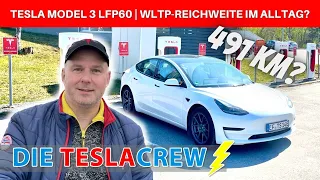 ⚡️ Tesla Model 3 LFP 60 kWh | Schaffe ich die WLTP-Reichweite im Alltag? Verbrauchstest bei 14°C ☀️