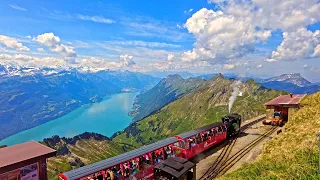 Incredibly Beautiful Train Ride in Switzerland | Brienzer Rothorn Bahn