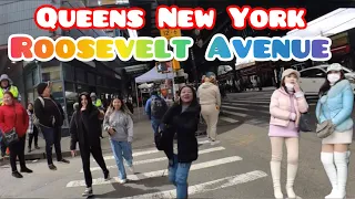 New York City Red Light District walk tour Roosevelt Avenue Queens NYC Largest Migrant neighborhood