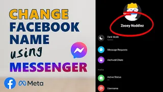 Change Facebook Name using Messenger