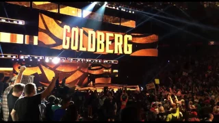 Goldberg Returns On WWE Monday Night Raw 10-17-16