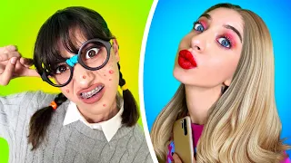 ¡"NERD" VS. LINDA! Cómo ser popular - Divertidas situaciones en la escuela por La La Vida Musical