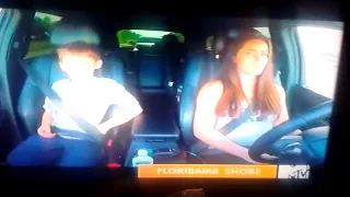 Jenelle Evans in the road rage situation with Jace the car