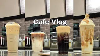 Target Starbucks Cafe Vlog | Fall Drinks | ASMR