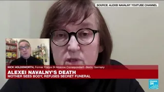 Navalny's mother accuses Russian investigators of 'blackmailing' her to agree to secret burial