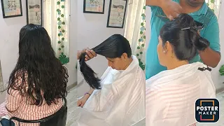 Amazing Haircut Form Indian woman 👩💇‍♀️