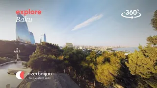 Explore the city of Baku in 360  |Travel to Azerbaijan