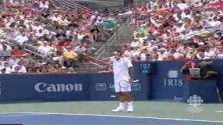 Roger Federer VS Novak Djokovic 2007 Masters Series Canada Final Set 1 Part 2