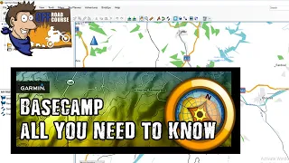 Garmin Basecamp Tutorial - Create GPS/GPX off road Tracks like an adventurer