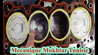 révision moteur essence - كيفية عمل عمرة محرك سيارة revision moteur - Mecanique Mokhtar Tunsie