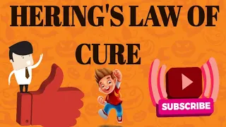 HERING'S LAW OF CURE