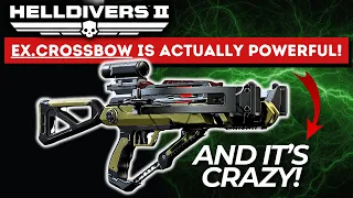 I just BROKE The EXPLOSIVE CROSSBOW In HELLDIVERS 2!