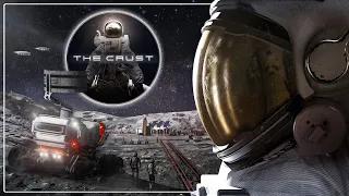 Aufbaustrategie auf dem Mond 🌕 The Crust Angespielt 👑 PC 4k Gameplay