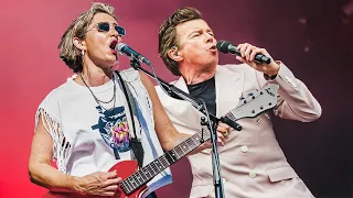 Rick Astley & KT Tunstall perform 'Highway to Hell' at Kendal Calling 2023!