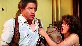 Brendan Fraser takes forever to RELOAD! | Boat Scene | The Mummy | CLIP