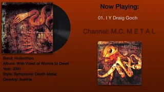 Y Draig Goch - Hollenthon 2001 With Vilest Of Worms To Dwell Album. Lyrics in description.