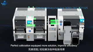 super high speed pick and place machine SMT mounter for QFP IC RGB