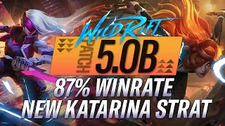 WILD RIFT | *INSANE* 87% Winrate Katarina Strategy! Challenger Katarina Gameplay - Runes Build Guide