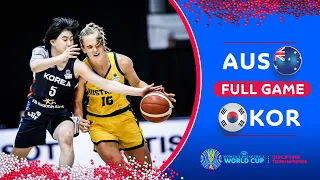 Australia v Korea - Full Game | FIBA Women's Basketball World Cup Qualifiers 2022