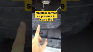 maintain correct air pressure in spare tire #shorts