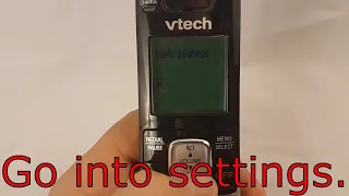 How To Deregister VTECH CS6719 Handset! With Instruction!