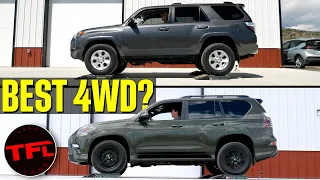 The Secret Toyota Doesn't Want You To Know: Toyota 4Runnner vs Lexus GX Slip Test & Off-Road