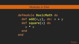 Getting Started with Elixir : Functions and Modules | packtpub.com