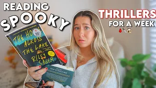 Reading *Spooky* Thrillers for a week... again! | reading vlog