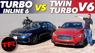 0-60 MPH Buddy Review: Can The Less Powerful BMW M340i Keep Up With The 400 HP Infiniti Q50S!?