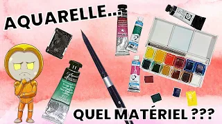 Quel matériel pour débuter l'aquarelle ?