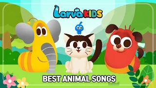 ★LARVA KIDS BEST5 ANIMAL SONG★ | animal song | compilation | 10min | for kids