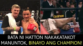 Bata ni Hatton Grabe ang Lakas! Binayo ang Champion!