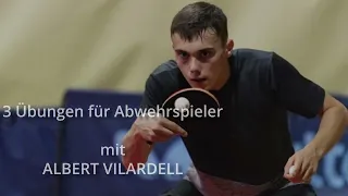 Abwehr-Übungen | Tischtennis-Training | Albert Vilardell | VDTT-Projekt Krämer