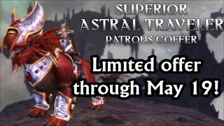New Astral Traveler Patron Coffer - Mount, storage space, cosmetics available through May 19!