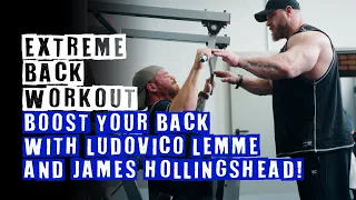 Unleash Your Power: Back Workout with Ludovico Lemme and James Hollingshead for Ultimate Strength!