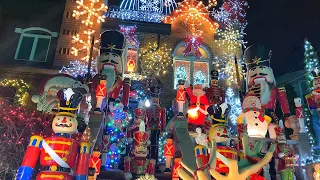 [4K]🎄2020 Dyker Heights Christmas Lights Walking Tour/Brooklyn, NYC Dec 03.2020