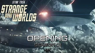 OPENING - INTRO - STAR TREK STRANGE NEW WORLDS  SEASON 01 - 4K (UHD)