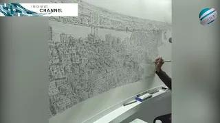 Artist Stephen Wiltshire draws NYC in detail from MEMORY | Breaking News!