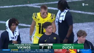 Oregon scores 81 points vs Portland State 🤯