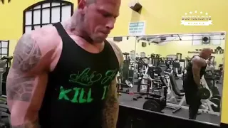 Martyn ford arm workout...