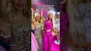 When you’re the only Barbie without Margot Robbie’s face 😢