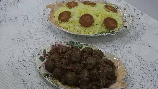 Fisincan Plov - Rice with MEATBALLS and POMEGRANATE - TRADITIONAL Azerbaijani Cuisine