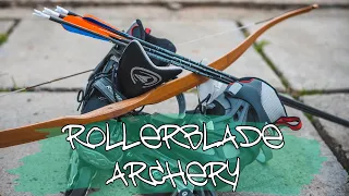 ROLLERBLADE ARCHERY 🏹 (extreme archery skills)