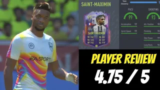 ALLAN SAINT-MAXIMIN (95) FUT FANTASY UPGRADE ! PLAYER REVIEW | FIFA 22 ULTIMATE TEAM