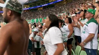 Torcida do Palmeiras xingando emissora de TV