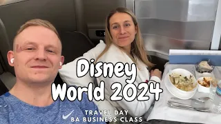 Disney World | Travel Day (BA Business Class London to Orlando) | Pop Century | March 2024