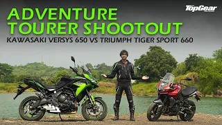 Kawasaki Versys 650 VS Triumph Tiger Sport 660 | Adventure Tourer Shootout | Comparison