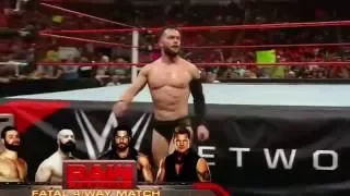 Cesaro vs Kevin Owens vs Rusev vs Finn Balor (WWE RAW 07/25/16)