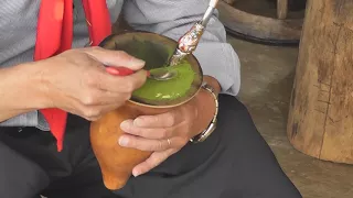 gaucho alegre ensina fazer chimarrão